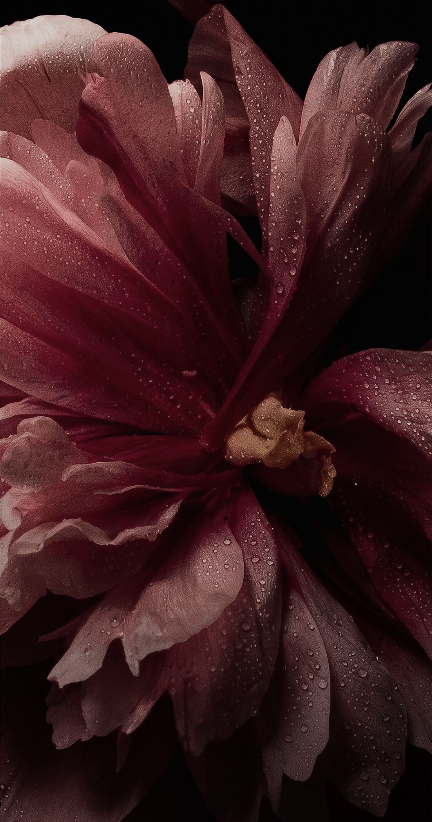 Peony flower display mobile